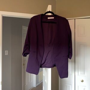 Soft shell blazer